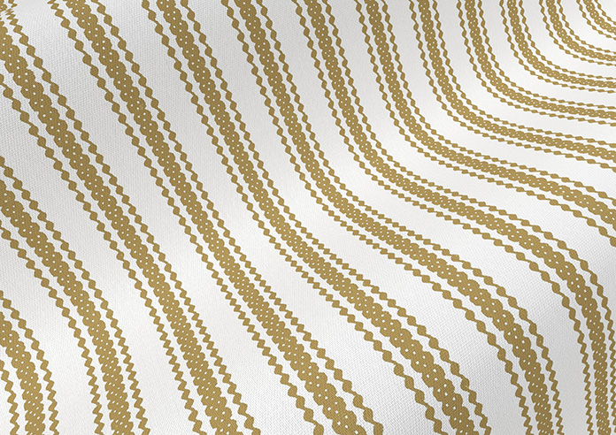Lace Stripes, Treasure - Roman Blind - Image 4